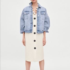 Zara Rustic Dress with Buttons